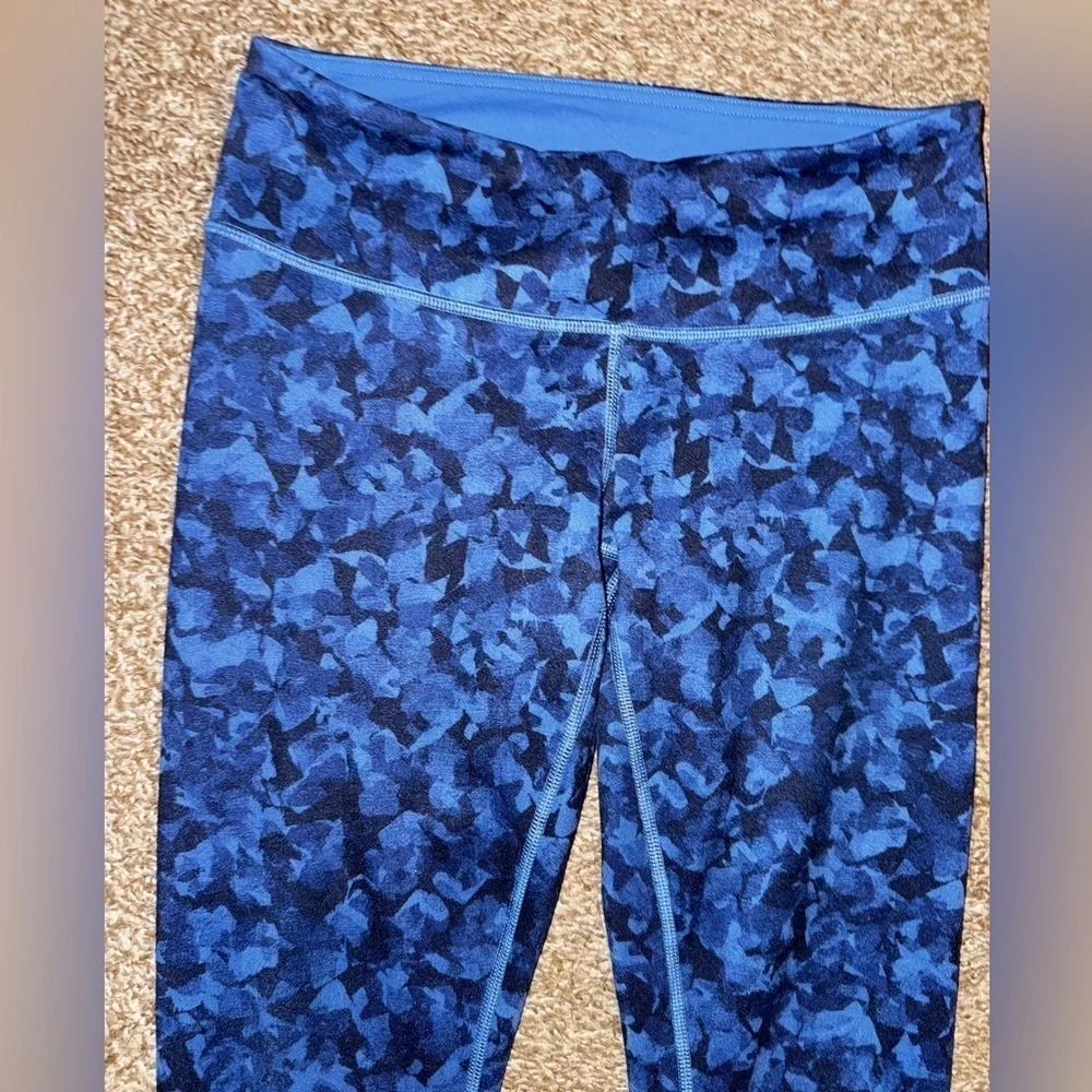 Lululemon Mystic Jungle Hawk Blue Leggings